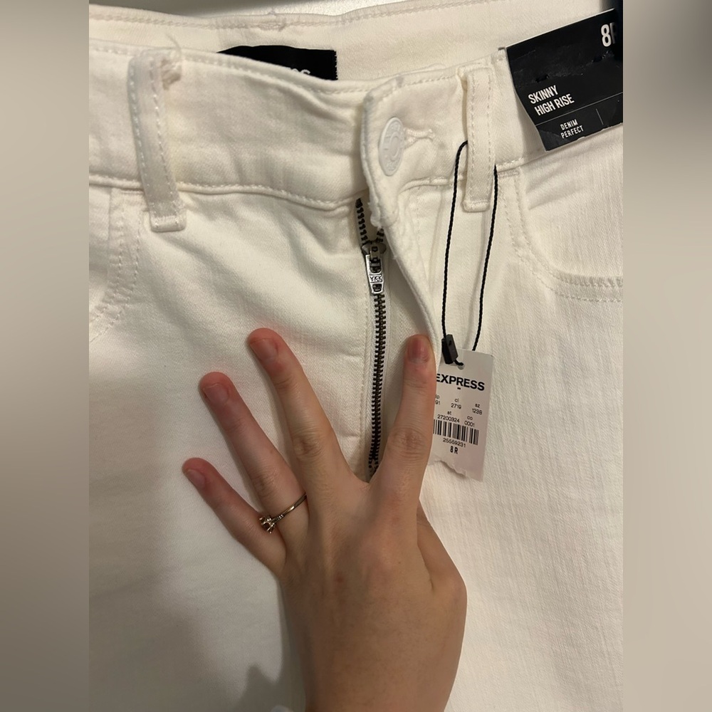 NWT Express High-Waisted Skinny Jeans - Picture 4 of 10